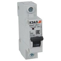 Автомат 1Р 63А C 4,5кА ВА47-29 КЭАЗ
