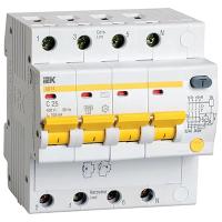 Дифавтомат 4Р 25А C 100мА 4,5кА АД14 IEK