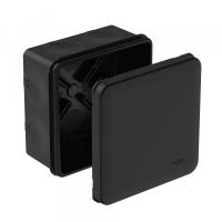 Коробка 85*85*42 квадрат черный IP66 прямой монтаж Systeme Electric