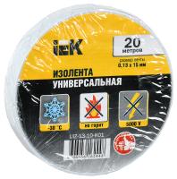 Изолента ПВХ 15мм*20м белый IEK MIXTAPE 3