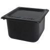 Коробка 128*128*80 квадрат черный IP31 У994