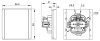 Фортепиано черный выключатель 1кл скрытая 10А IP20 